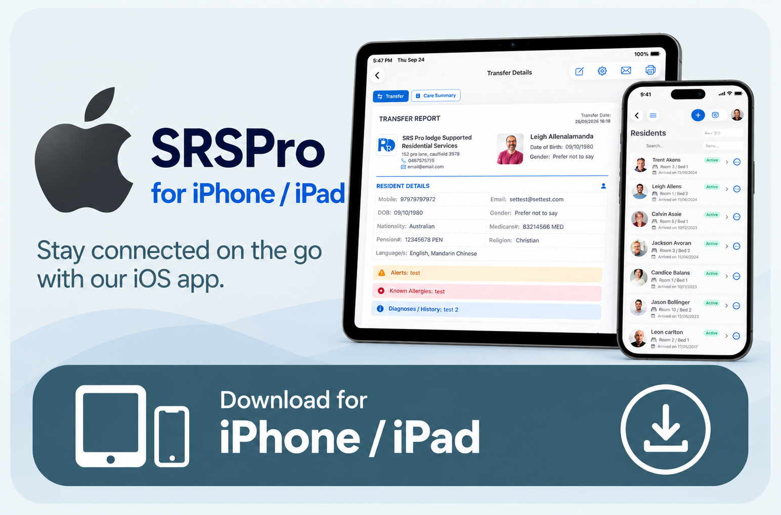 SRSPro for iPhone / iPad